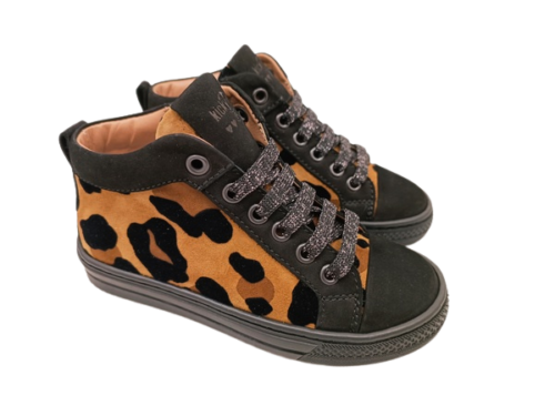 Sneaker alta con la zip da bimba