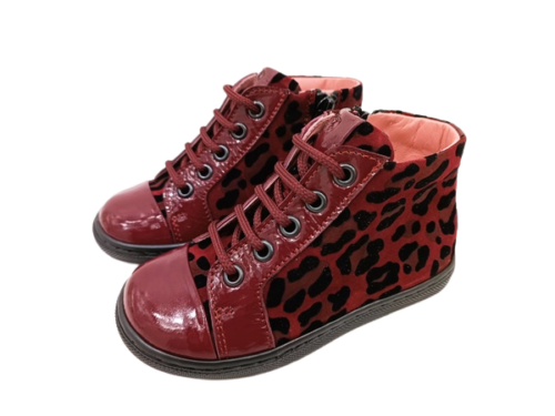 Sneaker alta con la zip da bimba