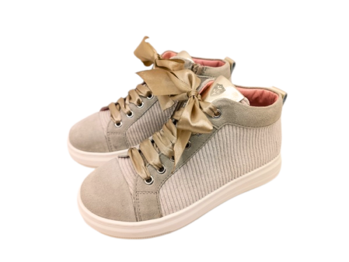 Sneaker alta con la zip da bimba